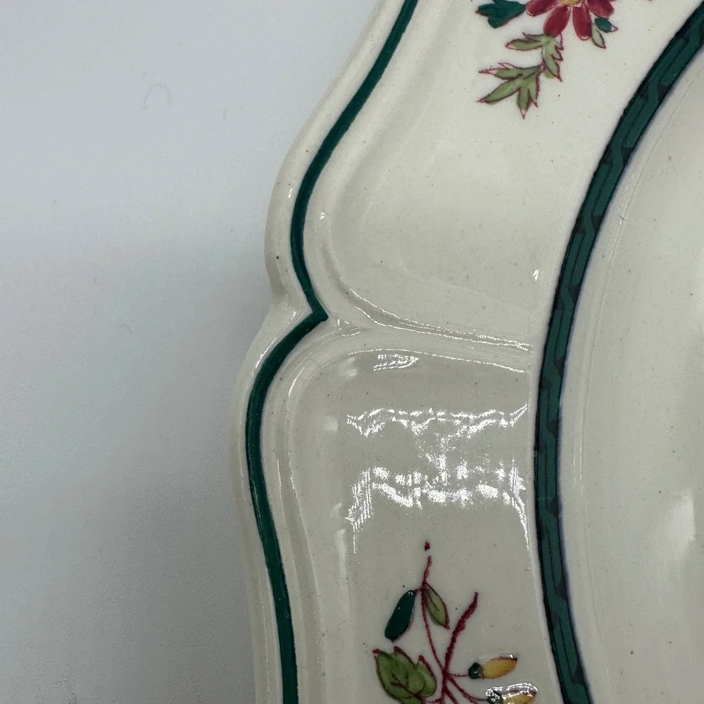 Wedgwood Etruria England Floral Salad Plates Set of 3 Flower Basket 8 Inch 1922